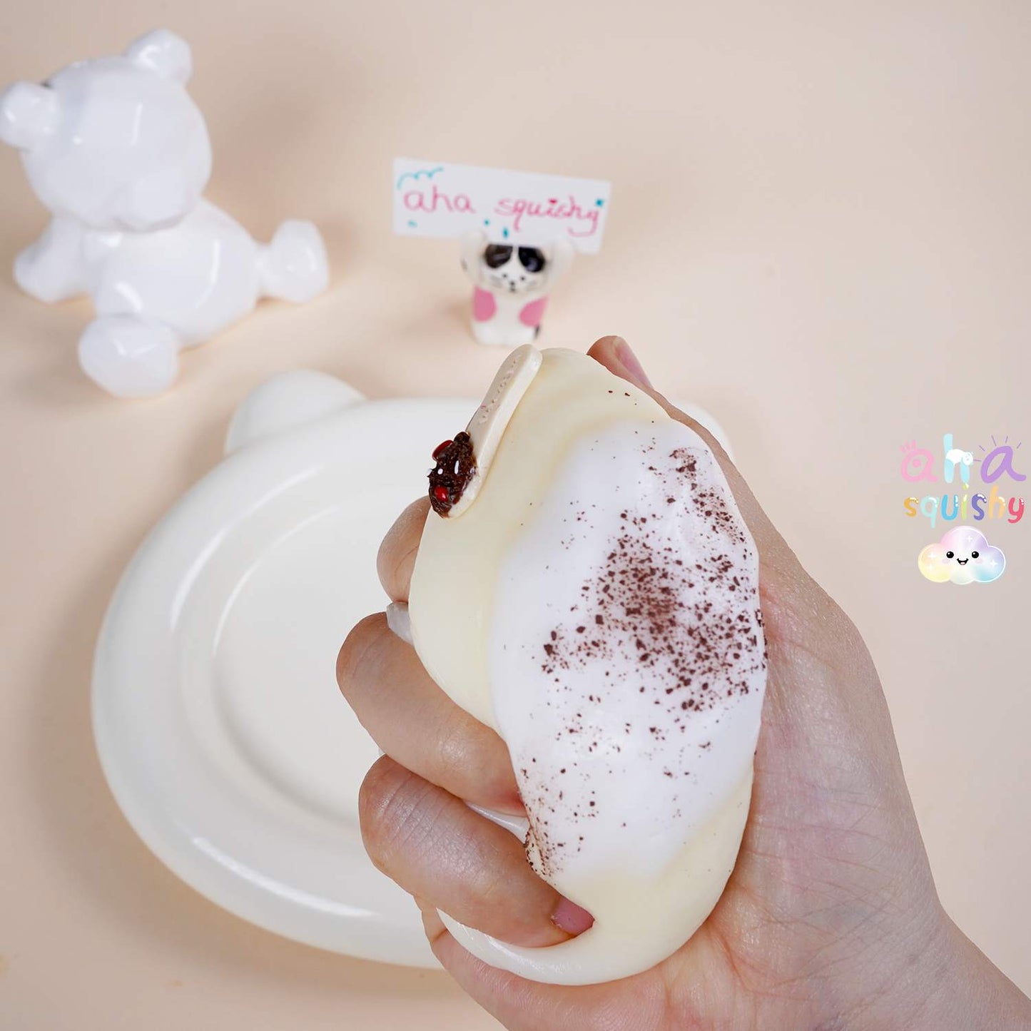 Rabbit Ice Cream Squishy Toy for Kids & Adults