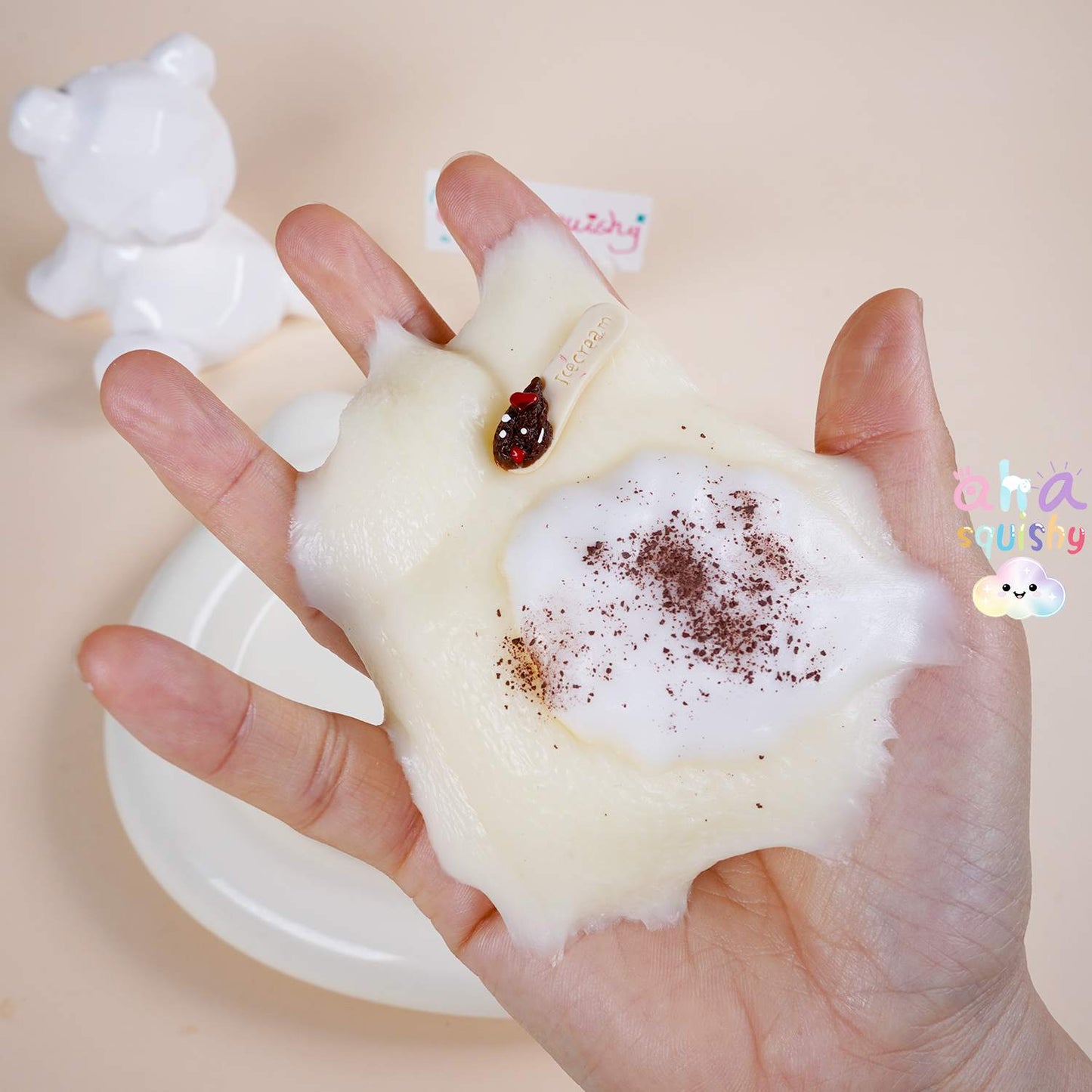 Rabbit Ice Cream Squishy Toy for Kids & Adults